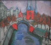 Ernst Ludwig Kirchner Ernst Ludwig Kirchner: Elisabethufer France oil painting artist